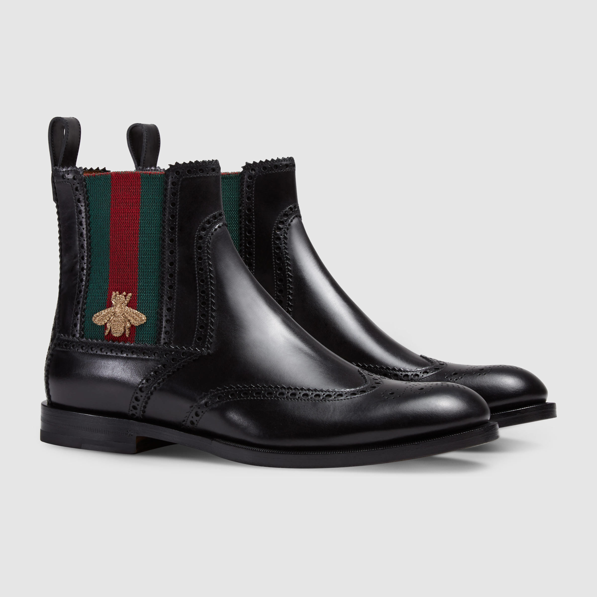 gucci snake chelsea boots